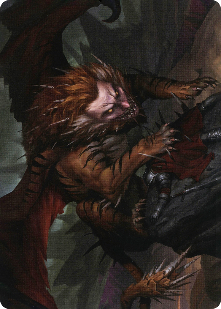Manticore // Manticore (AAFR-006) (Borderless) [Adventures in the Forgotten Realms Art Series]