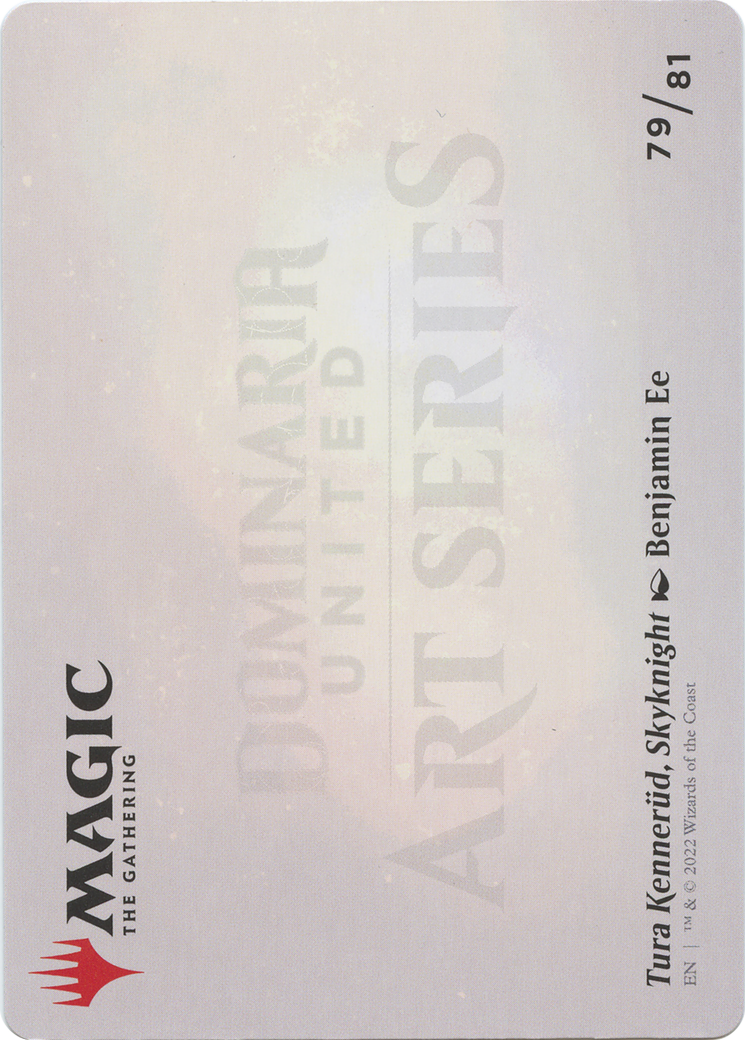 Tura Kennerüd, Skyknight // Tura Kennerüd, Skyknight (ADMU-079) (Borderless) [Dominaria United Art Series] Foil