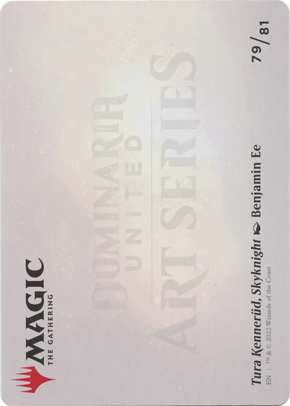Tura Kennerüd, Skyknight // Tura Kennerüd, Skyknight (ADMU-079) (Borderless) [Dominaria United Art Series] Foil