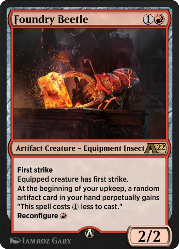 Foundry Beetle (YNEO-019) [Alchemy: Kamigawa]