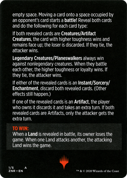 Base Race // Base Race (cont'd) (MZNR-001) [Zendikar Rising Minigames]