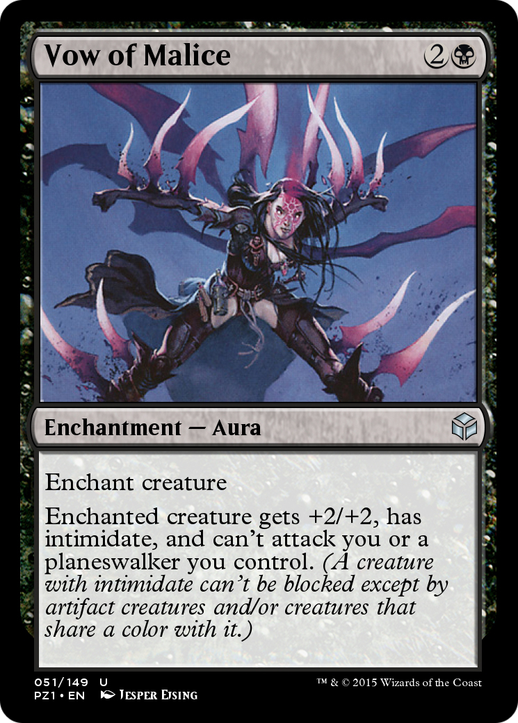 Vow of Malice (PZ1-051) [Legendary Cube Prize Pack] Foil