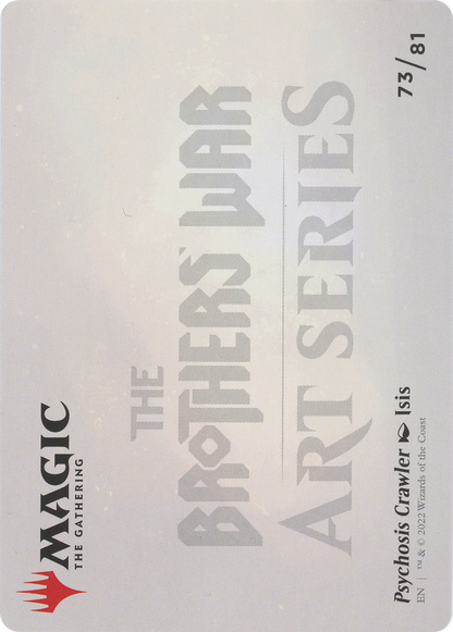 Psychosis Crawler // Psychosis Crawler (ABRO-073) (Borderless) [The Brothers' War Art Series] Foil