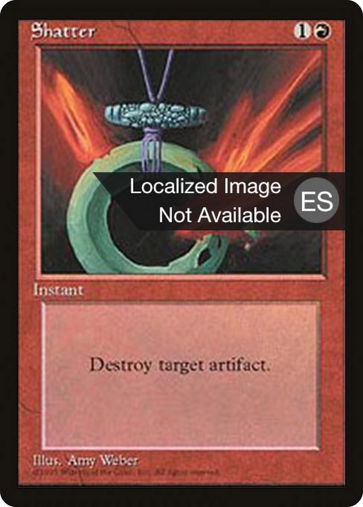 Shatter [Fourth Edition Foreign Black Border]
