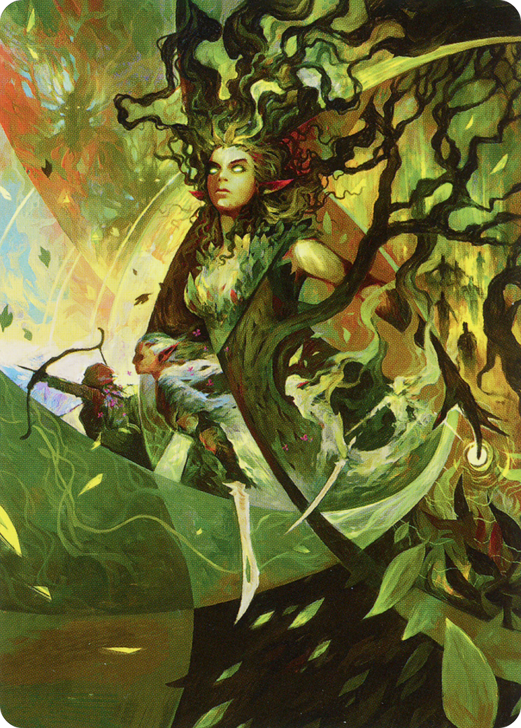 Titania's Command // Titania's Command (ABRO-034) (Borderless) [The Brothers' War Art Series] Foil
