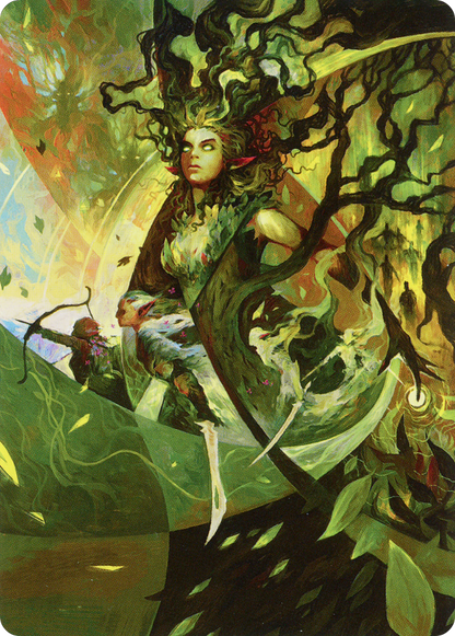 Titania's Command // Titania's Command (ABRO-034) (Borderless) [The Brothers' War Art Series] Foil