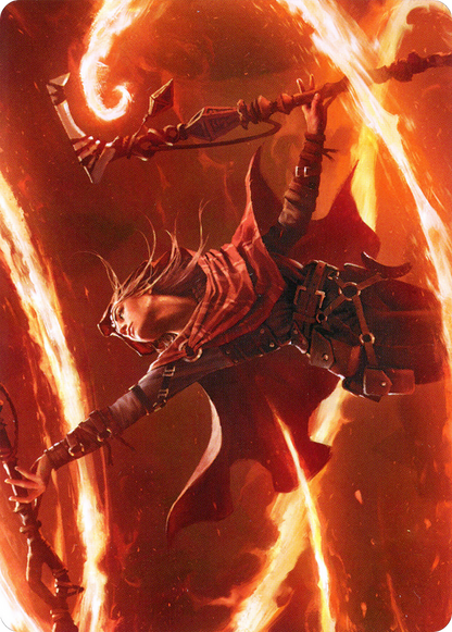 Magmatic Channeler // Magmatic Channeler (AZNR-065) (Borderless) [Zendikar Rising Art Series] Foil