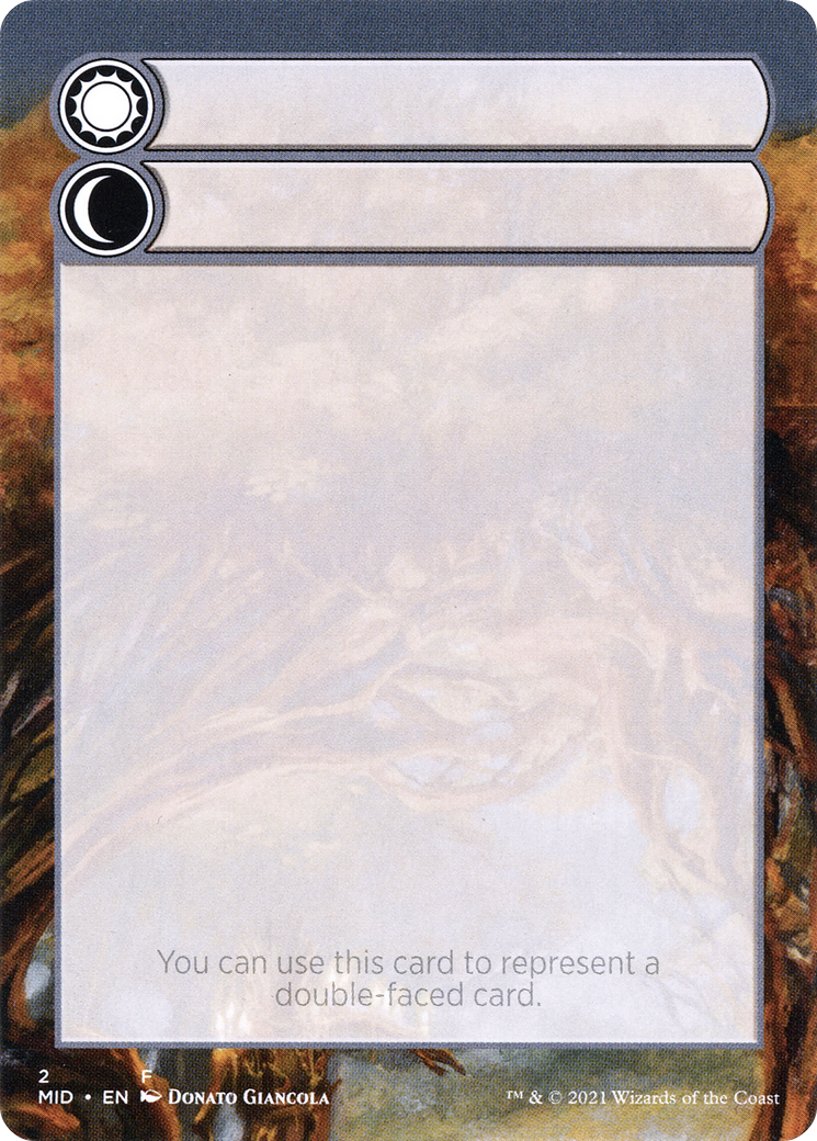 Double-Faced Substitute Card (SMID-002) (Borderless) [Innistrad: Midnight Hunt Substitute Cards]