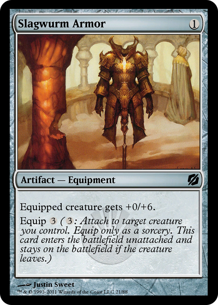 Slagwurm Armor (TD2-021) [Duel Decks: Mirrodin Pure vs. New Phyrexia]