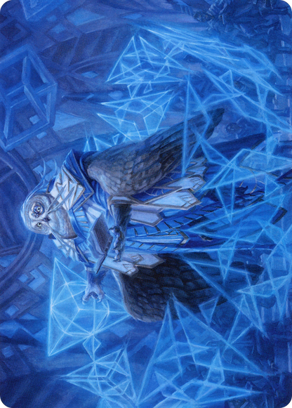 Imbraham, Dean of Theory // Imbraham, Dean of Theory (ASTX-052) (Borderless) [Strixhaven Art Series] Foil