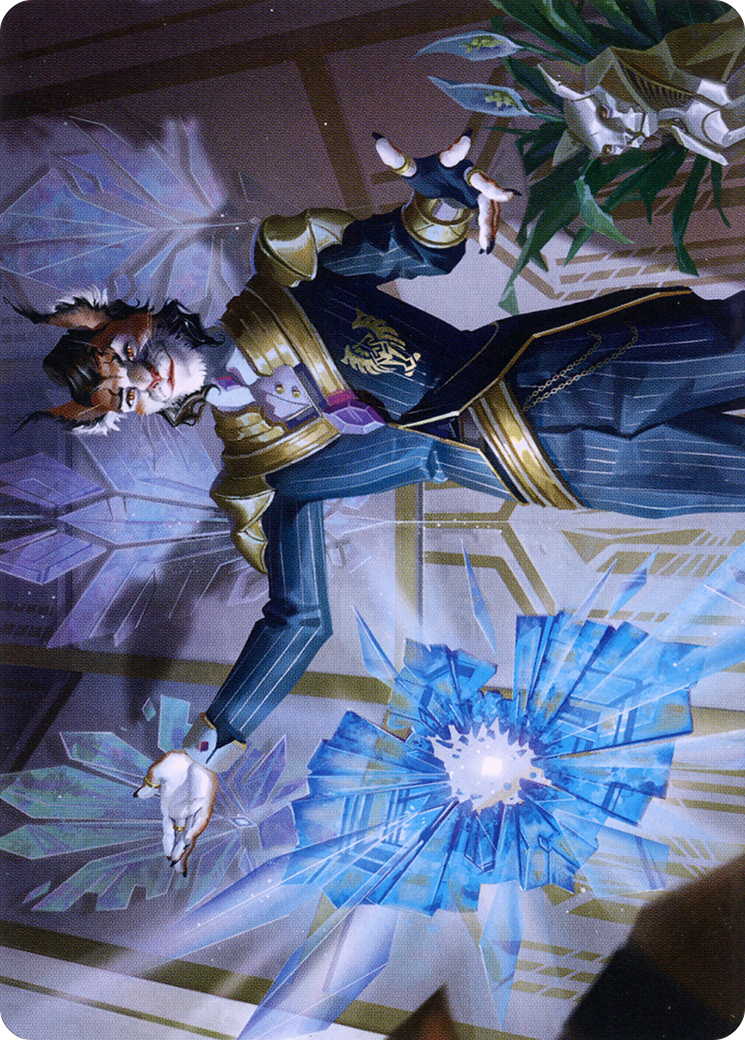Kros, Defense Contractor // Kros, Defense Contractor (ASNC-044) (Borderless) [New Capenna Art Series] Foil