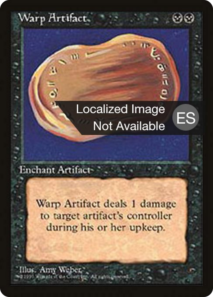 Warp Artifact (4BB-169) [Fourth Edition Foreign Black Border]