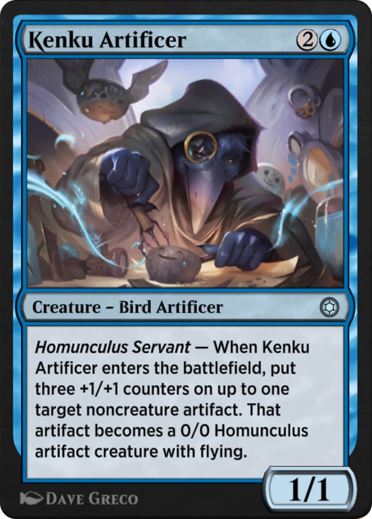 Kenku Artificer (HBG-125) [Alchemy Horizons: Baldur's Gate]
