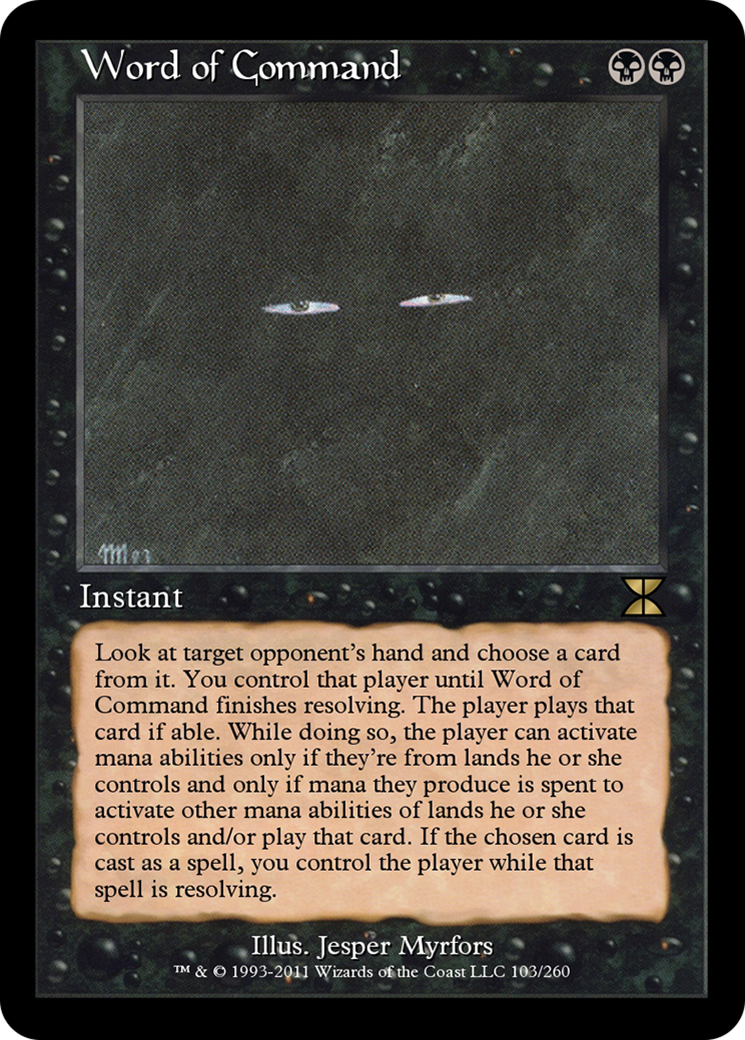 Word of Command (ME4-103) [Masters Edition IV]