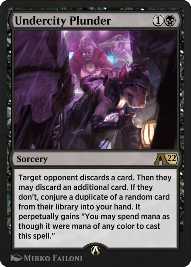 Undercity Plunder (YNEO-015) [Alchemy: Kamigawa]