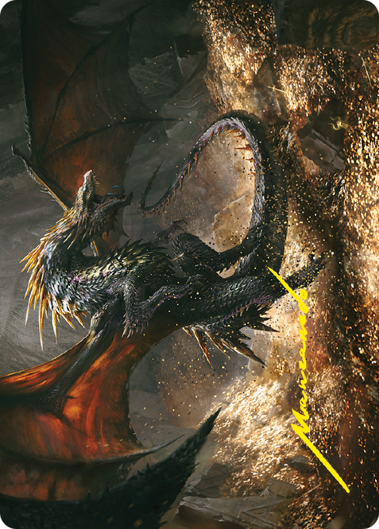 Cavern-Hoard Dragon // Cavern-Hoard Dragon (ALTR-061) (Borderless) [Tales of Middle-earth Art Series]