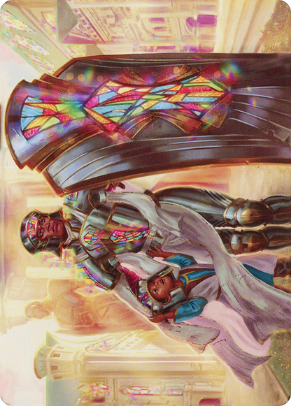 Guardian of New Benalia // Guardian of New Benalia (ADMU-008) (Borderless) [Dominaria United Art Series]