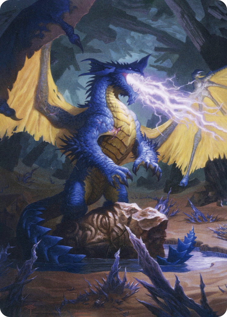 Blue Dragon // Blue Dragon (AAFR-073) (Borderless) [Adventures in the Forgotten Realms Art Series]