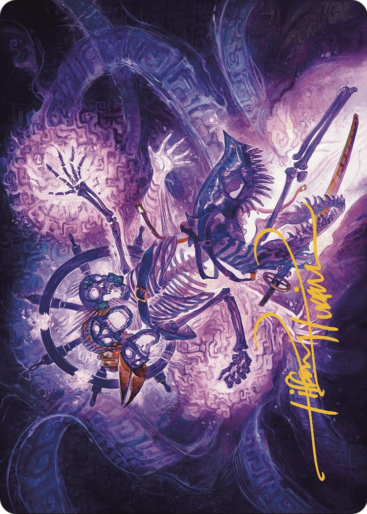 The Grim Captain // The Grim Captain (ALCI-041) (Borderless) [The Lost Caverns of Ixalan Art Series] Foil