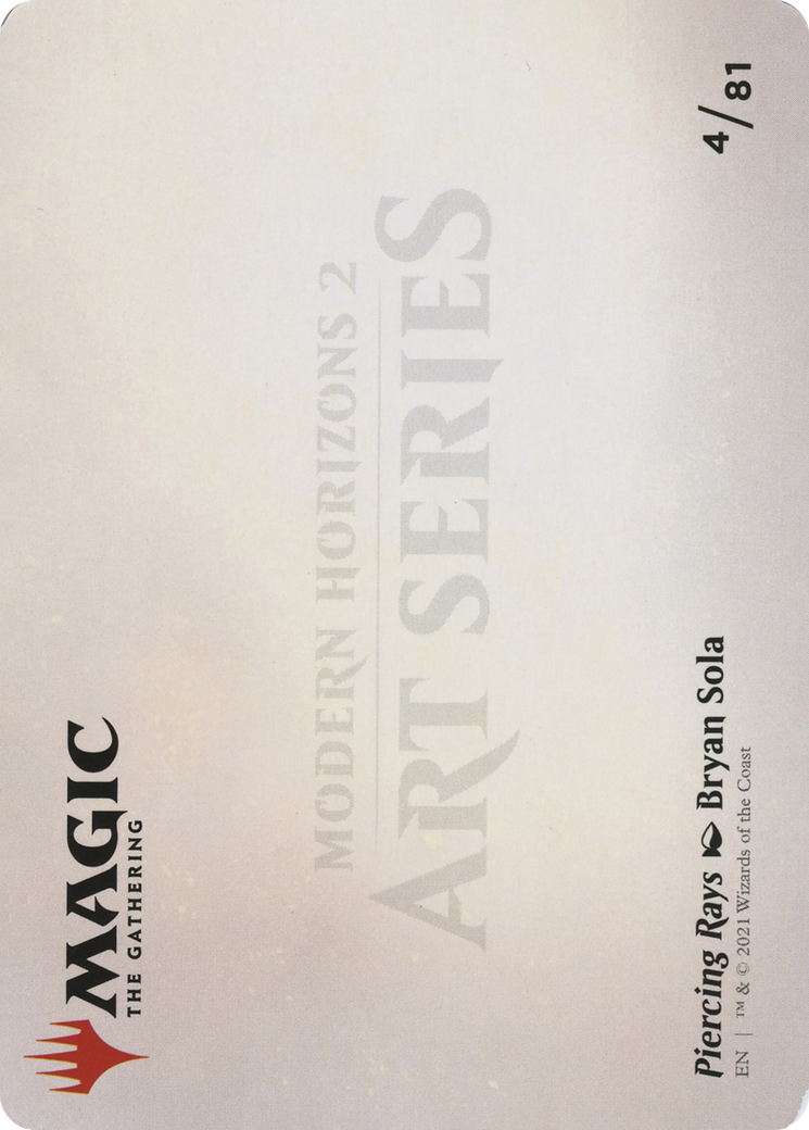 Piercing Rays // Piercing Rays (AMH2-004) (Borderless) [Modern Horizons 2 Art Series] Foil