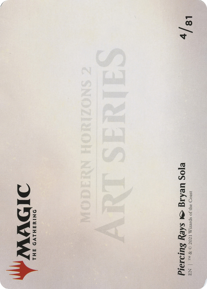 Piercing Rays // Piercing Rays (AMH2-004) (Borderless) [Modern Horizons 2 Art Series] Foil