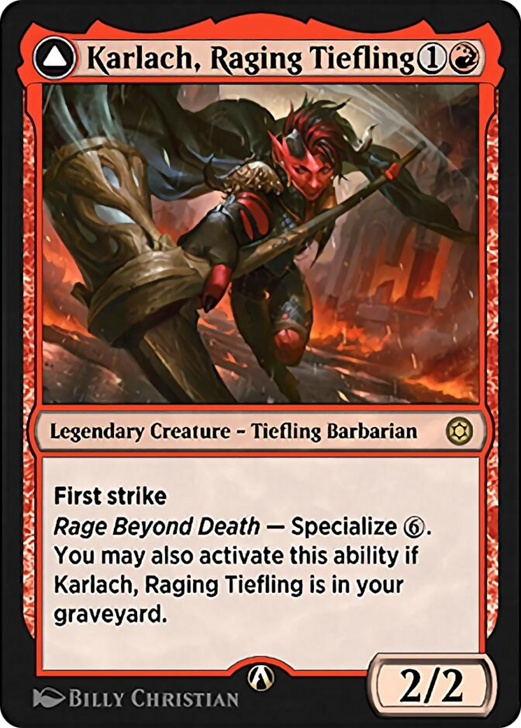 Karlach, Raging Tiefling (HBG-014) [Alchemy Horizons: Baldur's Gate]