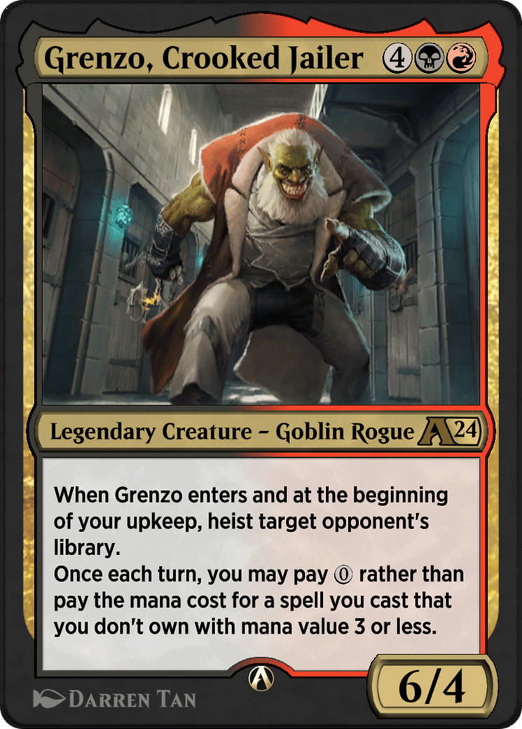 Grenzo, Crooked Jailer (YOTJ-022) [Alchemy: Outlaws of Thunder Junction]