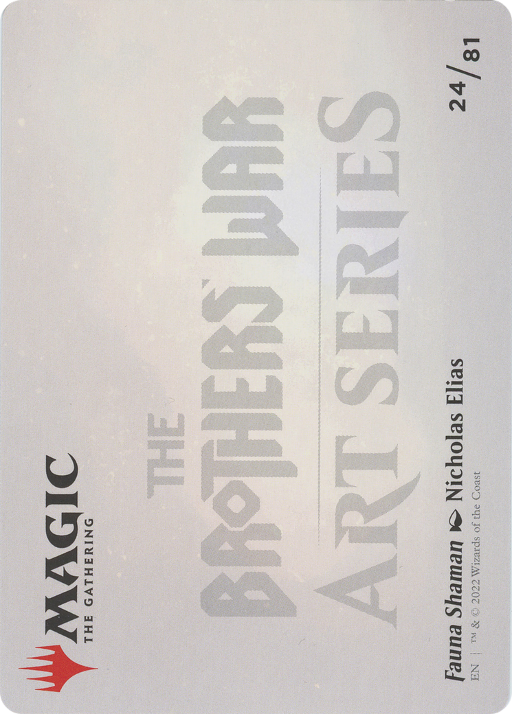 Fauna Shaman // Fauna Shaman (ABRO-024) (Borderless) [The Brothers' War Art Series]