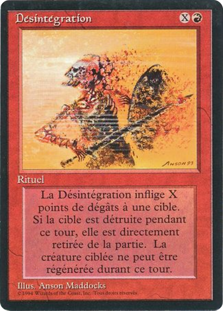 Disintegrate (FBB-142) [Foreign Black Border]
