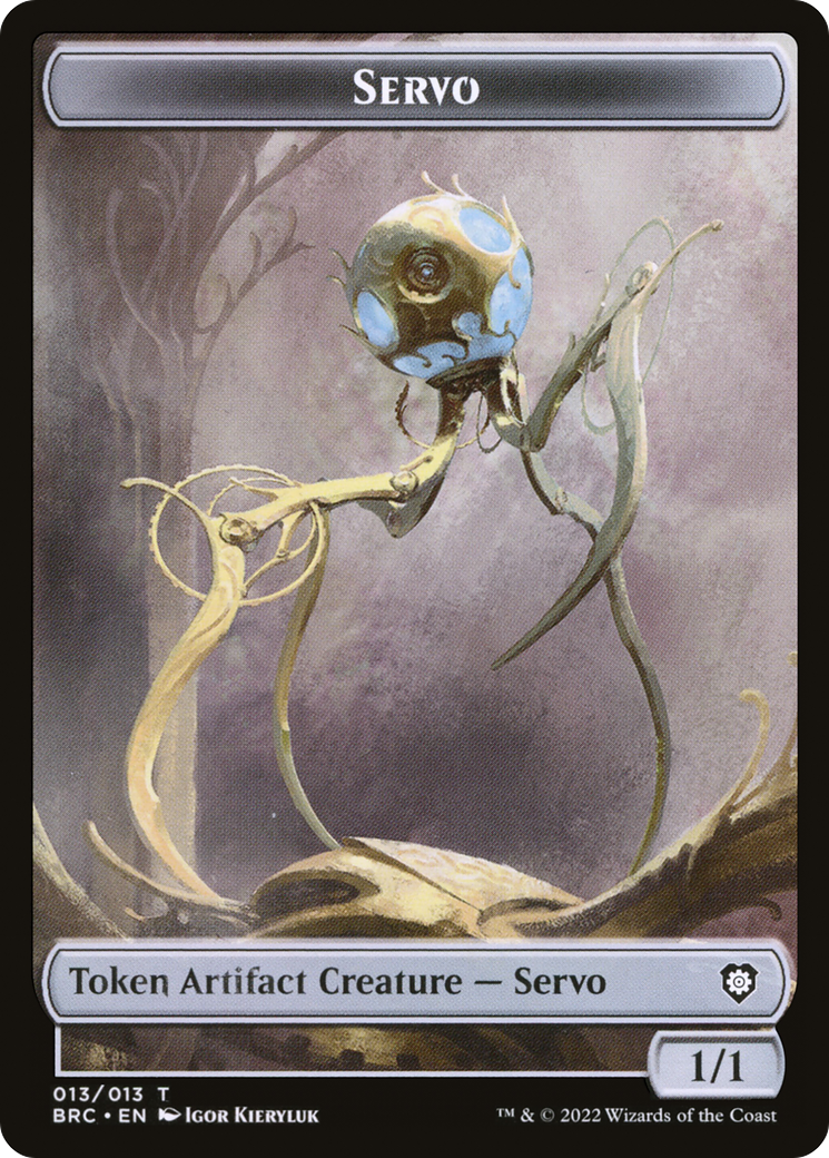 Servo (TBRC-013) [The Brothers' War Commander Tokens] Foil