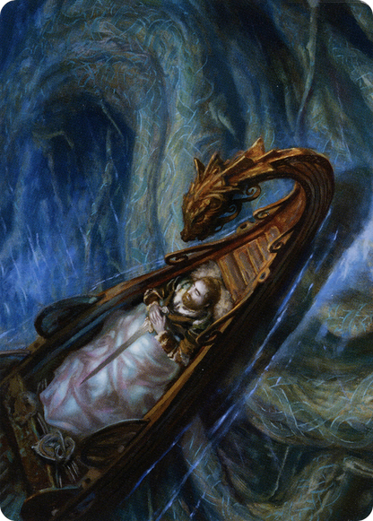 Funeral Longboat // Funeral Longboat (ASKHM-068) (Borderless) [Art Series: Kaldheim]
