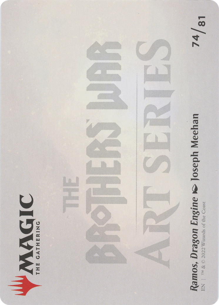 Ramos, Dragon Engine // Ramos, Dragon Engine (ABRO-074) (Borderless) [The Brothers' War Art Series]