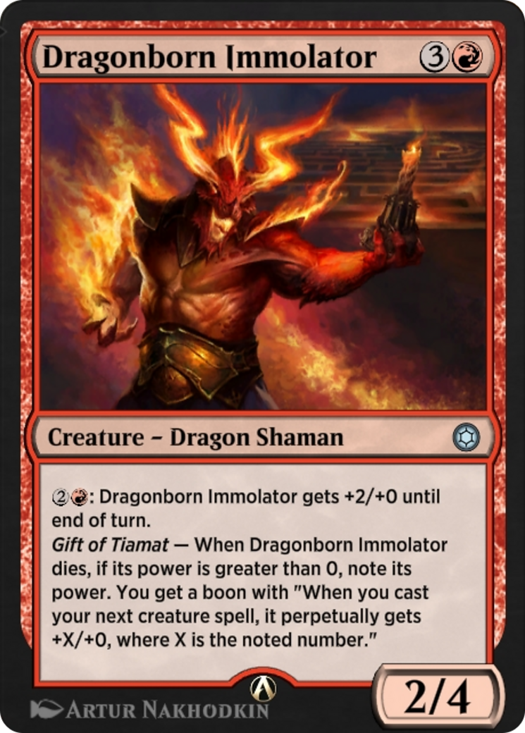 Dragonborn Immolator (HBG-051) [Alchemy Horizons: Baldur's Gate]