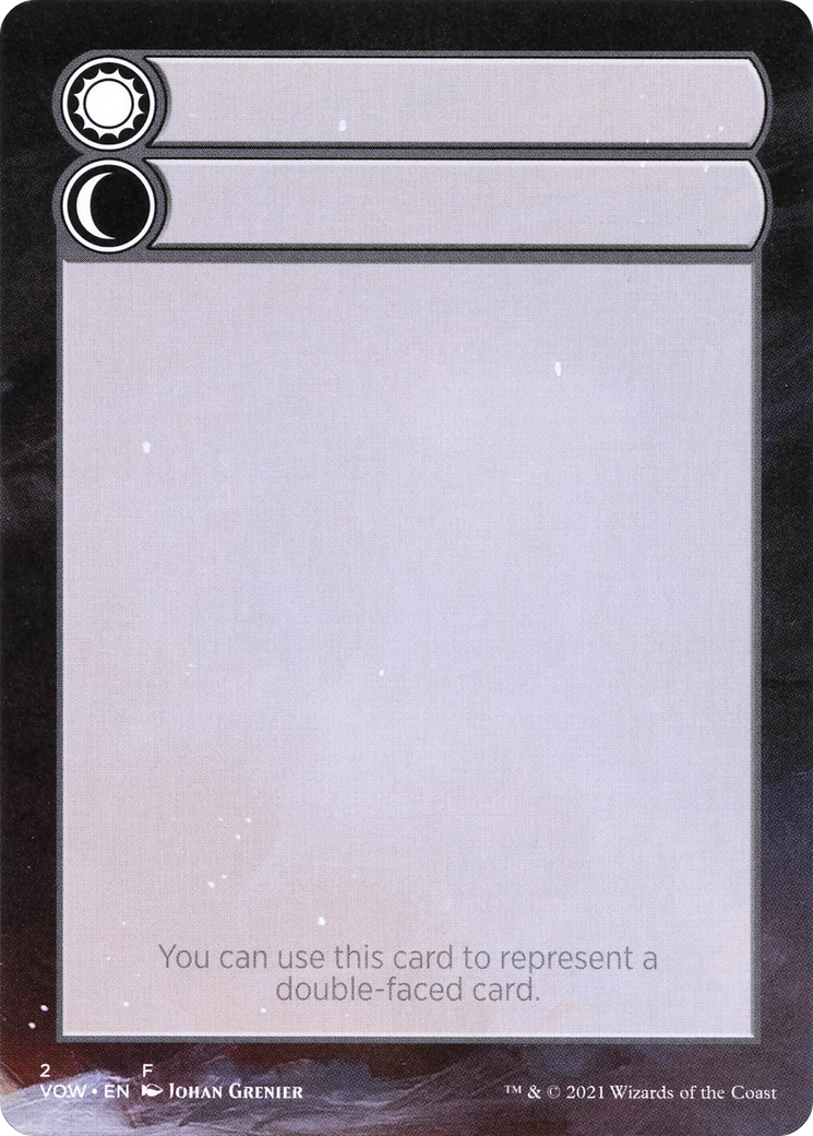 Double-Faced Substitute Card (SVOW-002) (Borderless) [Innistrad: Crimson Vow Substitute Cards]