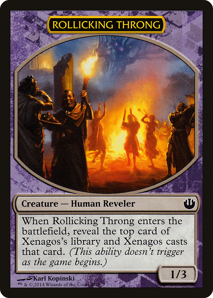 Rollicking Throng (TDAG-002) [Defeat a God]