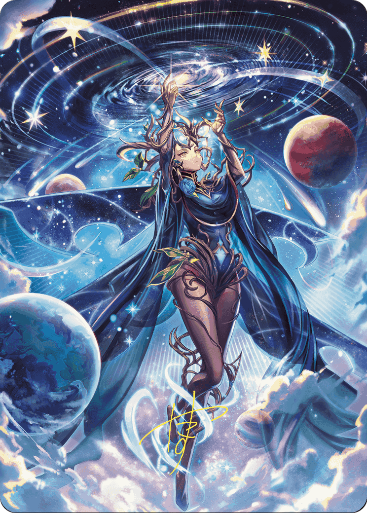 Omniscience // Omniscience (AWOE-078) (Borderless) [Wilds of Eldraine Art Series] Foil