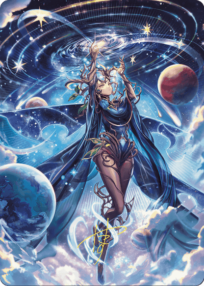 Omniscience // Omniscience (AWOE-078) (Borderless) [Wilds of Eldraine Art Series] Foil