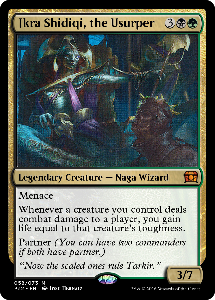Ikra Shidiqi, the Usurper (PZ2-058) [Treasure Chest] Foil
