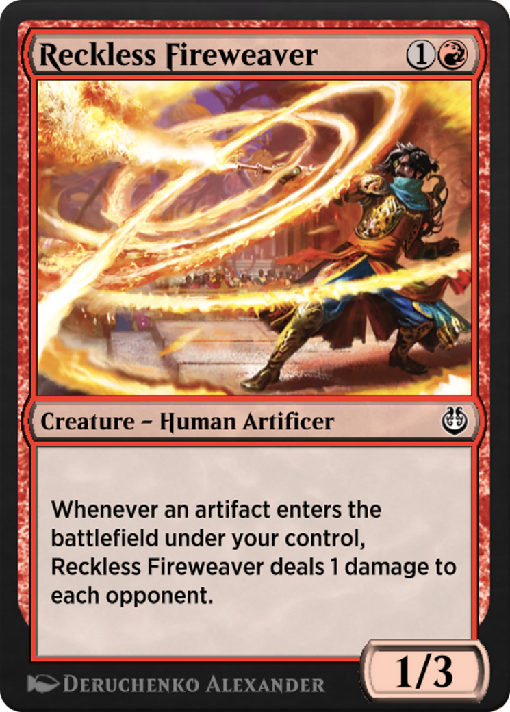 Reckless Fireweaver (KLR-141) [Kaladesh Remastered]