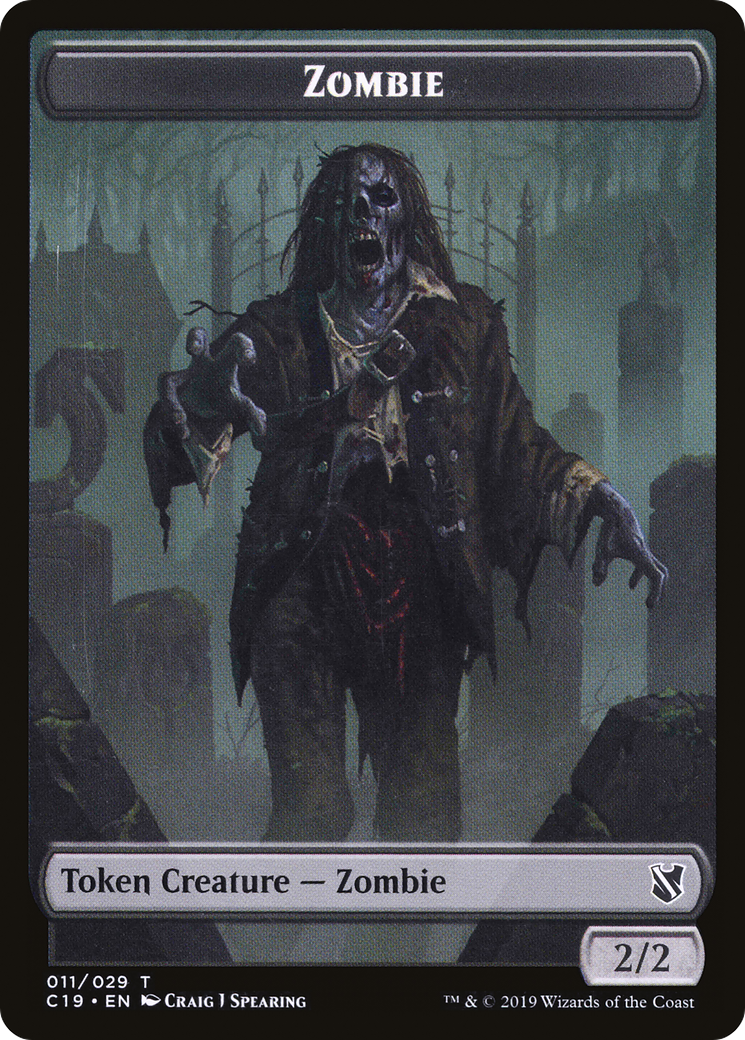 Zombie (TC19-011) [Commander 2019 Tokens]