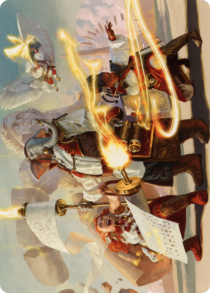 Lorehold Command // Lorehold Command (ASTX-031) (Borderless) [Strixhaven Art Series]
