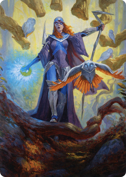 Kasmina, Enigma Sage // Kasmina, Enigma Sage (ASTX-029) (Borderless) [Strixhaven Art Series] Foil