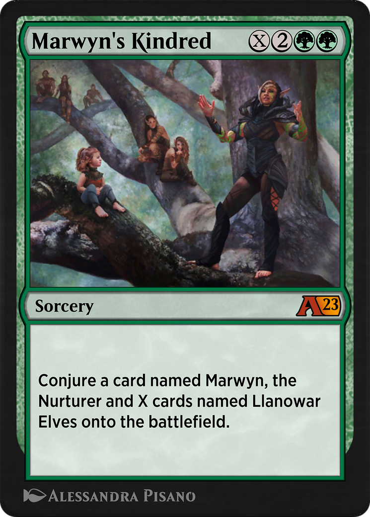Marwyn's Kindred (YDMU-016) [Alchemy: Dominaria]