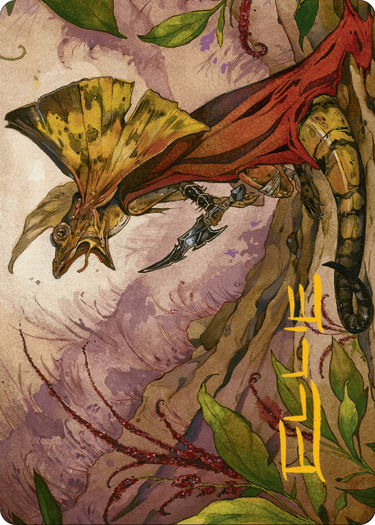 Hired Claw // Hired Claw (ABLB-039) (Borderless) [Bloomburrow Art Series] Foil