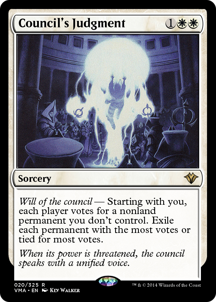 Council's Judgment (VMA-020) [Vintage Masters]