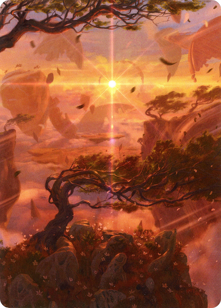 Windswept Heath // Windswept Heath (AZNR-030) (Borderless) [Zendikar Rising Art Series]