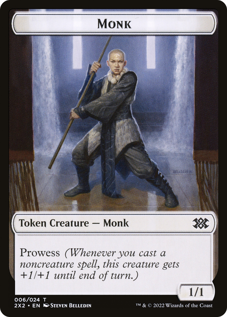 Monk (T2X2-006) [Double Masters 2022 Tokens]