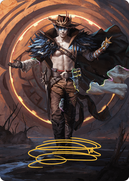 Oko, the Ringleader // Oko, the Ringleader (AOTJ-029) (Borderless) [Outlaws of Thunder Junction Art Series]