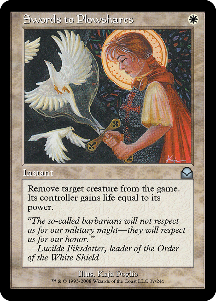 Swords to Plowshares (ME2-037) [Masters Edition II] Foil