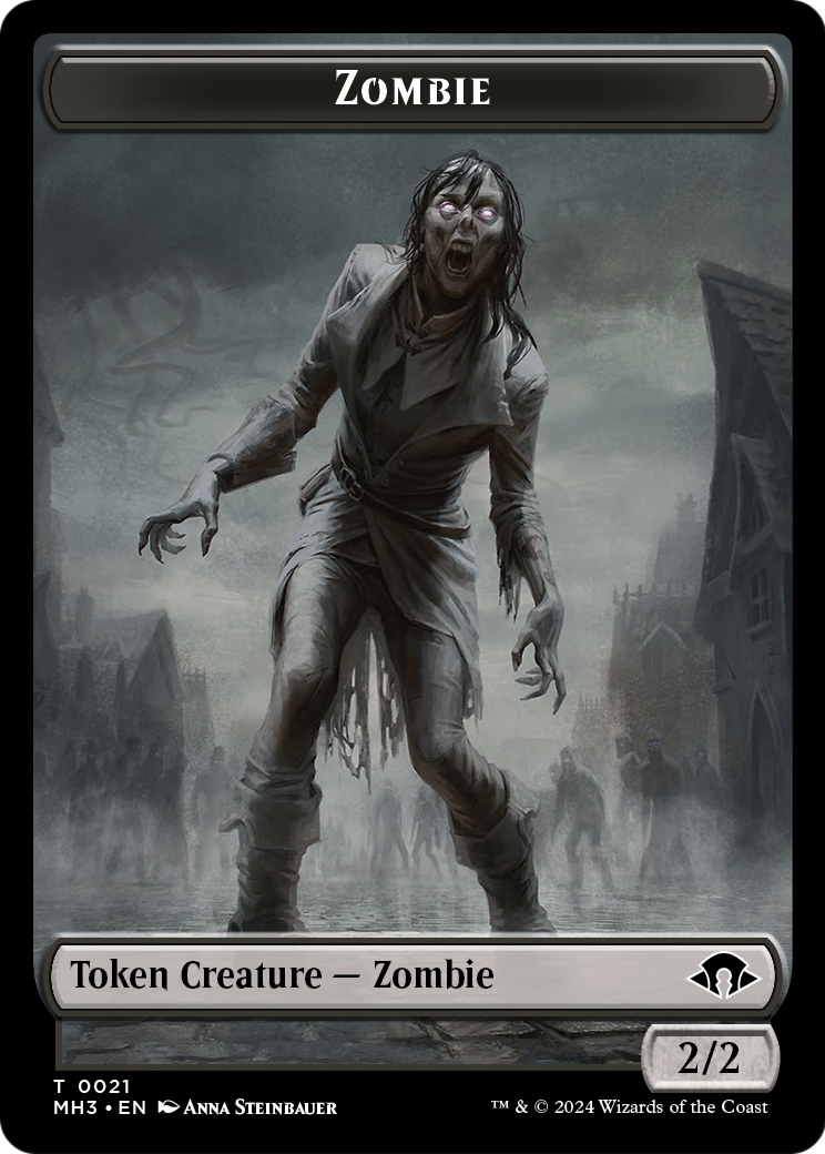 Zombie (TMH3-021) [Modern Horizons 3 Tokens] Foil